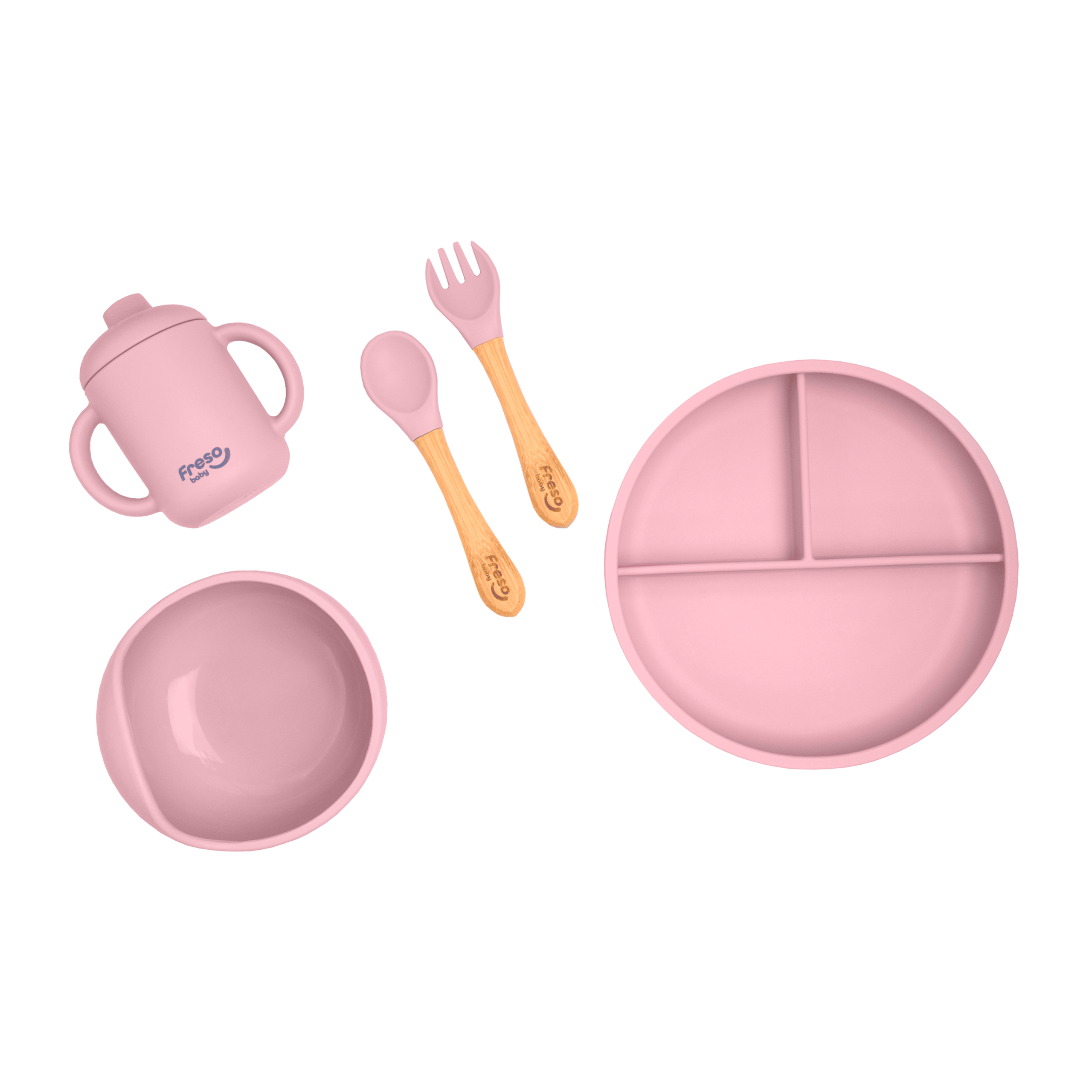 ALCH5027-Kit-Alimentacao-Bebe-em-Silicone-5-pecas-Rosa